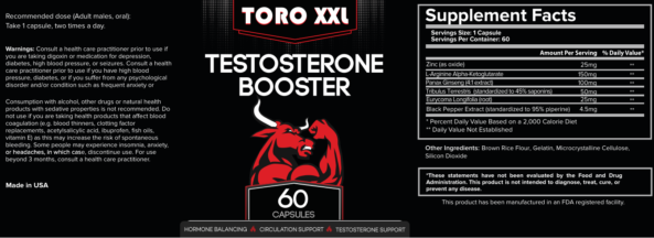 Toro XXL Side Effects